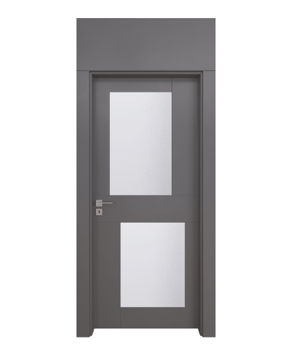 BY-256V  Porte intérieure Laqué Vitrée